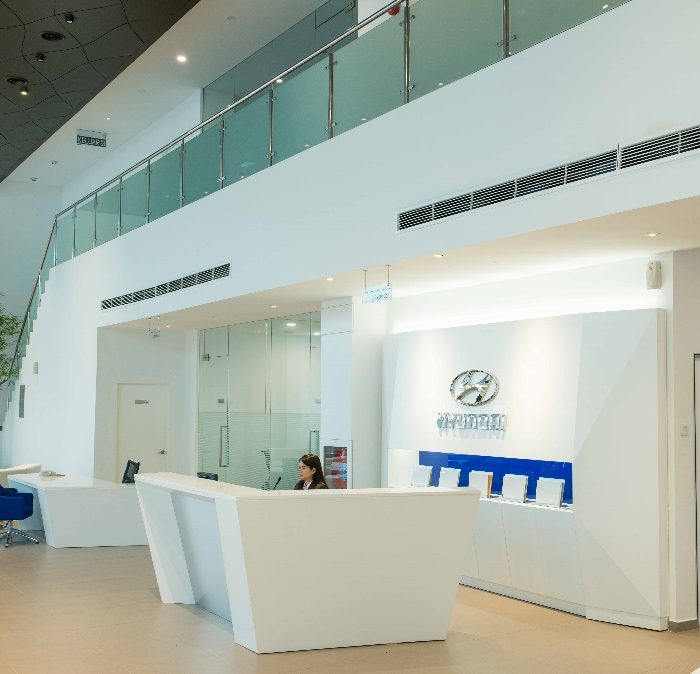 hyundai reception desk