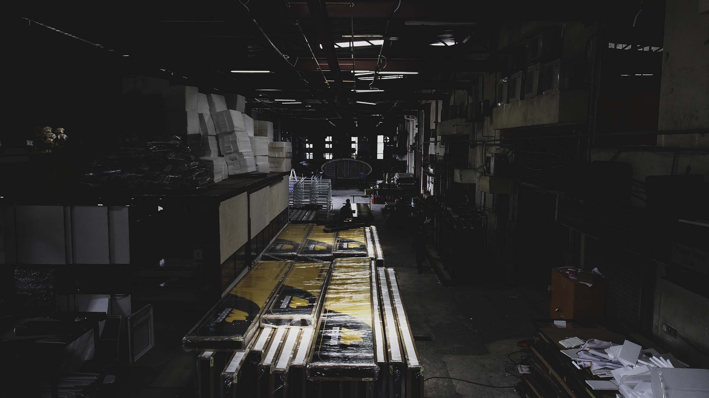 inside of teamweld industries factory
